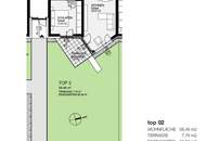 Moderne, sonnige Erdgeschoßwohnung mit Eigengarten und Tiefgarage