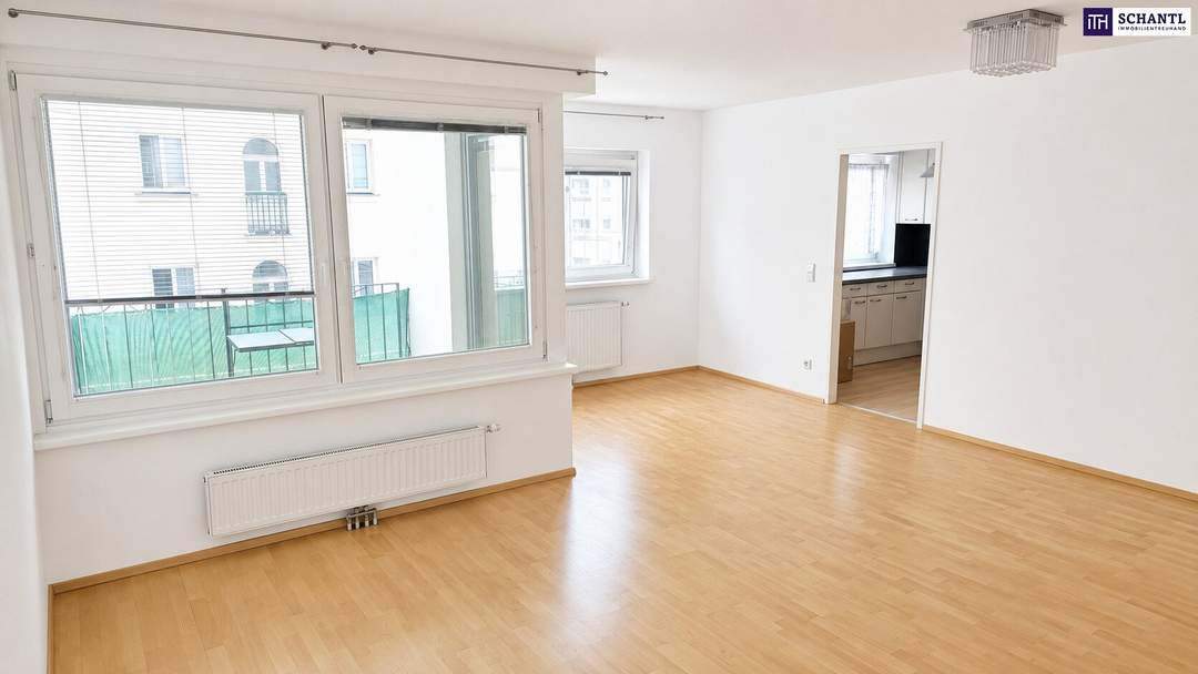 Mehr als nur Wohnen: Gemütliche 3-Zimmer-Wohnung mit Loggia, Gemeinschaftsgarten, Dachlaufbahn und Tiefgaragenstellplatz – Überzeugen Sie sich selbst bei einer Besichtigung!