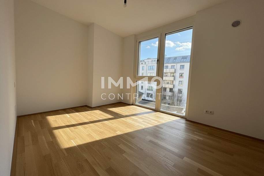 Sonnige 2 Zimmer-Wohnung in Hofruhelage – top angebundener Erstbezug BEIM DONAUUFER, Wohnung-kauf, 259.500,€, 1210 Wien 22., Donaustadt