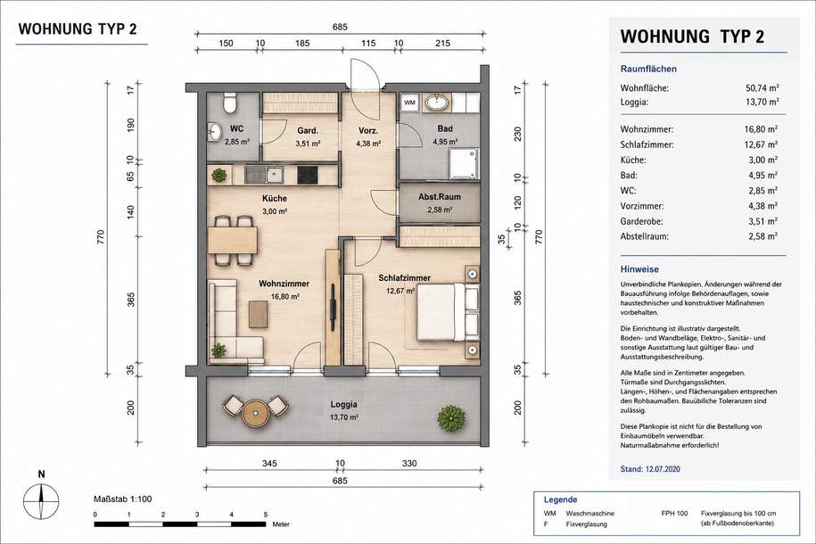 Bad Vöslau Wohnprojekt 50+ (Provisionsfrei), Wohnung-kauf, 234.000,€, 2540 Baden