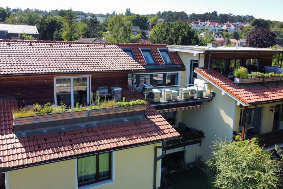 Dachgeschosswohnung in Ruhelage mit traumhaftem Grünblick, eigenem Garten und Garage, Wohnung-kauf, 1.179.000,€, 2344 Mödling