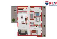 "4-Zimmer-Dachterrassenwohnung mit 2 Terrassen &amp; Mieteinnahmen bis Ende 2026"