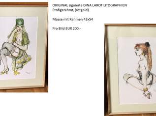 DINA LAROT Litographien original signiert, 400 €, Marktplatz-Antiquitäten, Sammlerobjekte & Kunst in 1050 Margareten