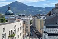 Salzburg Kaigasse: gemütliche 3-Zimmer Wohnung im Dachgeschoss - "WG" geeignet