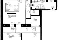 ERSTBEZUG in Fertigstellung | 3-Zimmerwohnung im 1.DG mit Terrasse | Best-Lage Meidlings