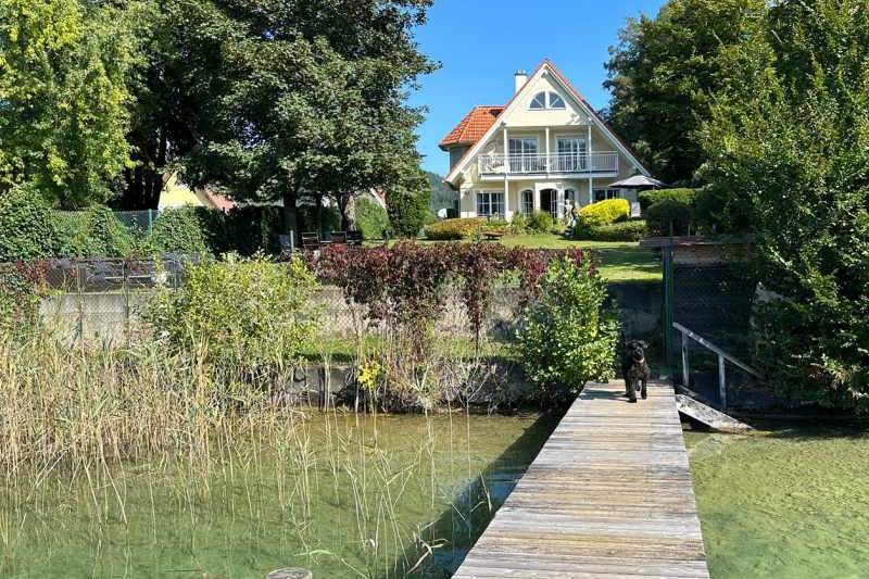 Seevilla Wörthersee mit Steg & Bootsliegeplatz, Haus-miete, 10.950,00,€, 9210 Klagenfurt Land