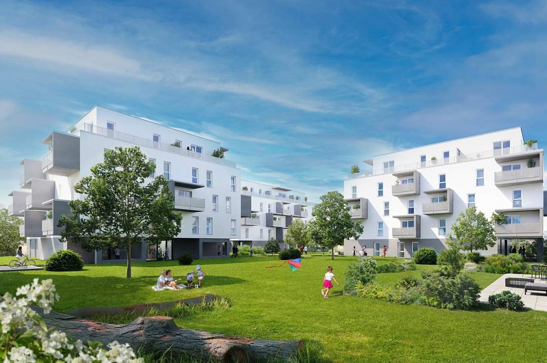 Lebenswert inmitten der Stadt: Familienwohnung mit Terrasse im Graumann-Park