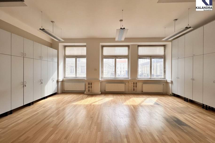 360° TOUR // KLASSISCHES ALTBAUBÜRO NAHE ALBERTINA, Gewerbeobjekt-miete, 3.759,11,€, 1010 Wien 1., Innere Stadt