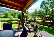 Haus mit zwei Wohnungen auf ca. 820 m² Traumgrundstück mit Berg & Flussblick