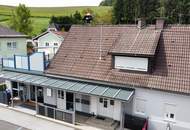 Voll vermietetes Wohn- &amp; Geschäftshaus mit 2 Wohnungen, Gewerbe &amp; 6 Stellplätzen!