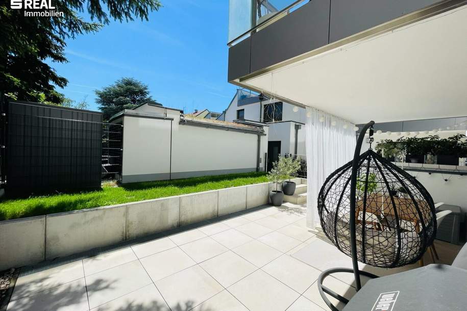 Hochwertige 3-4 Zimmer Gartenwohnung mit großer Terrasse &amp; ausgebautem Hobbyraum, Wohnung-kauf, 625.000,€, 1230 Wien 23., Liesing
