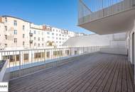 Highlight: gut geschnittene 2 Zimmer Wohnung mit 38m² Terrasse - ERSTBEZUG ab sofort (Projekt Apollogasse18)