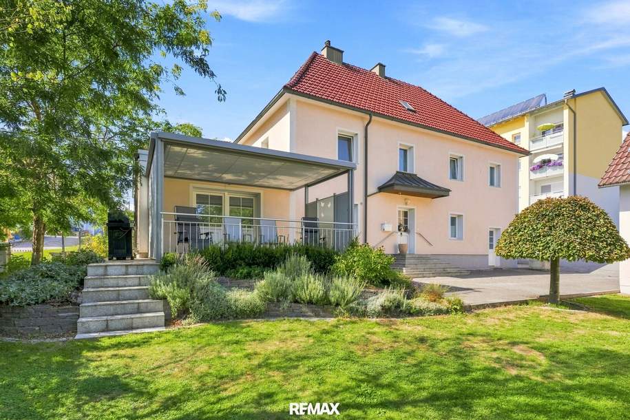 Familienhaus mit Pool, 4 Garagen und Nebenflächen, Haus-kauf, 580.000,€, 4531 Linz-Land