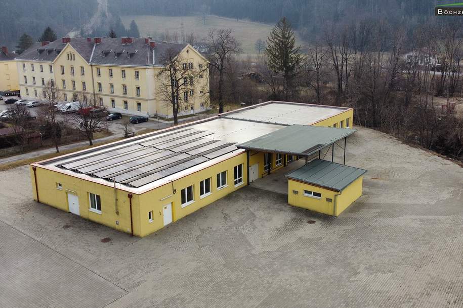 Gewerbeobjekt in Schlöglmühl / Gloggnitz - ehemaliges Postverteilerzentrum, Gewerbeobjekt-miete, 5.500,00,€, 2640 Neunkirchen