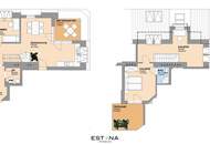 Offen gestaltete Dachgeschoss-Maisonette mit Wintergarten und Terrasse | Erstbezug