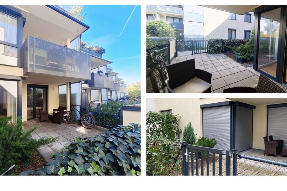 VOLLMÖBLIERTE 2-ZIMMER-GARTENWOHNUNG IN ABSOLUTER RUHELAGE NUR 5 GEHMINUTEN VON DER U6-STATION "ERLAAER STRAßE", Wohnung-miete, 1.157,70,€, 1230 Wien 23., Liesing