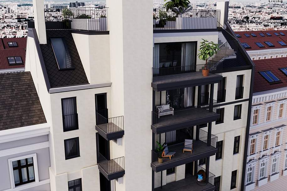 Einzigartige 8-Zimmer Penthouse, Nähe Augarten, Wohnung-kauf, 3.500.000,€, 1020 Wien 2., Leopoldstadt