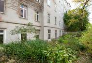 GARTENWOHNUNG | Komplett Hofseitig | Sanierungsbedürftiger Altbau | Nähe Einsiedlerpark, U4 Margaretengürtel, künftiger U2-Station Reinprechtsdorfer Straße