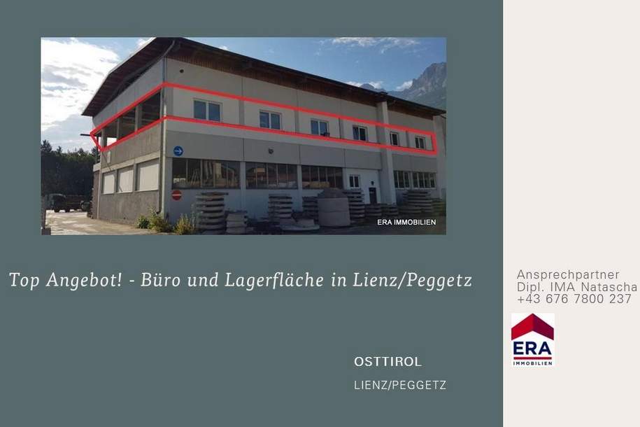 Top Angebot! - Büro und Lagerfläche in Lienz/Peggetz, Gewerbeobjekt-miete, 9900 Lienz
