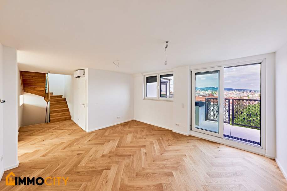 Großzügige 3,5-Zimmer-Dachgeschoss-Wohnung mit 41m² Terrasse Panoramaterrasse, Wohnung-kauf, 898.000,€, 1160 Wien 16., Ottakring