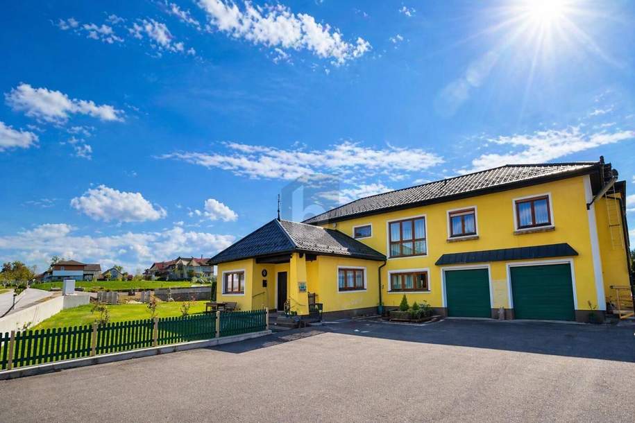 GROßZÜGIGES WOHNHAUS MIT BÜROFLÄCHE, 11 ZIMMERN, GARTEN &amp; 2 GARAGEN, Haus-miete, 1.860,00,€, 4984 Ried im Innkreis