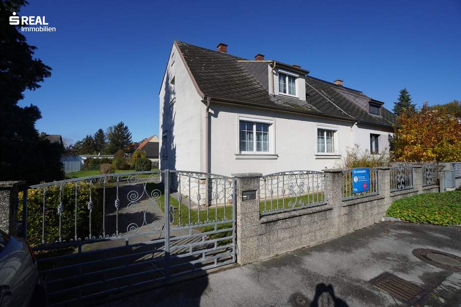 5 Zimmer-Einfamilienhaus mit Nebengebäude – renovierungsbedürftig in gefragter Toplage, Haus-kauf, 419.000,€, 2000 Korneuburg