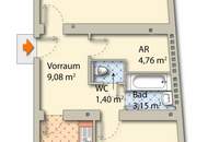 Raum für Ideen – 2-Zimmer-Wohnung mit 74 m² im Herzen von Simmering