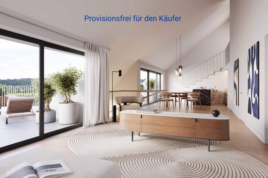 Penthouse mit Dachterrasse in zentraler Ruhelage in Urfahr, Wohnung-kauf, 1.115.677,€, 4040 Linz(Stadt)