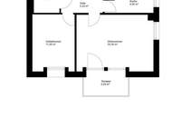 Ruhige 2-Zimmer Wohnung mit Grünblick, Terrasse und 2 Garagenplätzen