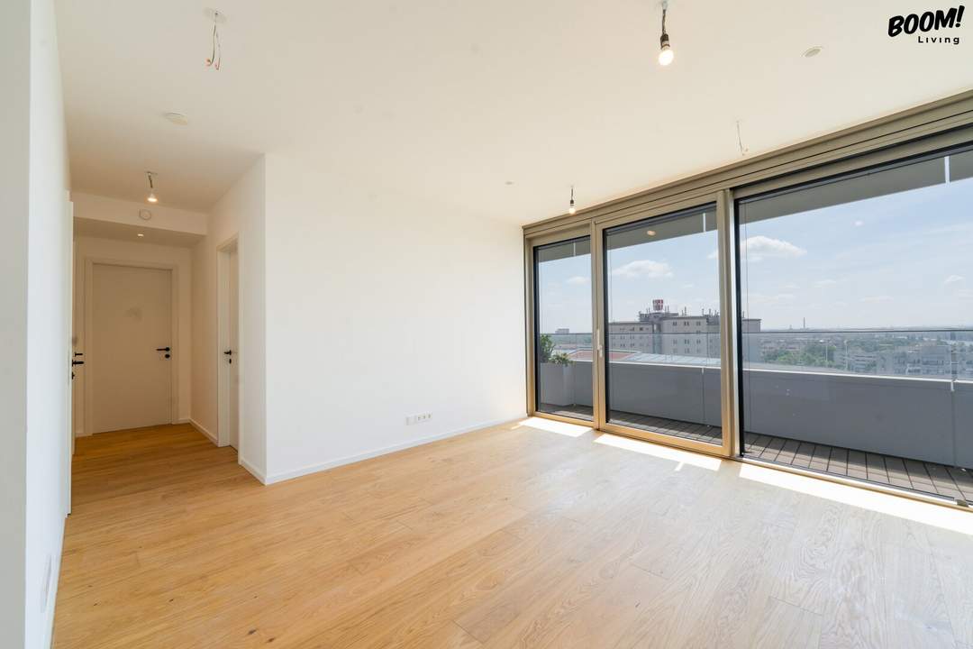 Danubeflats – Österreichs höchstes Wohnhochhaus mit atemberaubendem Ausblick, exklusivem Spa und urbanem Luxus direkt an der Neuen Donau
