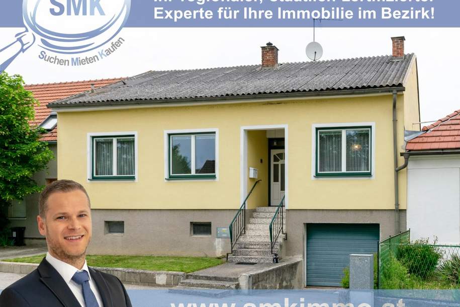 Gepflegtes Wohnhaus mit Halle, Werkstatt und Garten!, Haus-kauf, 245.000,€, 2041 Hollabrunn
