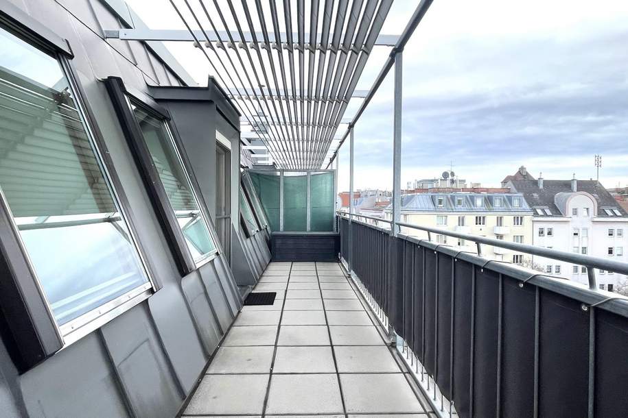 "Moderne Dachgeschosswohnung mit großer Terrasse & Garagenstellplatz", Wohnung-kauf, 375.000,€, 1100 Wien 10., Favoriten