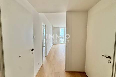 32. Stock: Citylife Pur - 2 Zimmer mit Weitblick - U1 Kagran: Provisionsfrei und Erstbezug, Wohnung-kauf, 435.000,€, 1220 Wien 22., Donaustadt