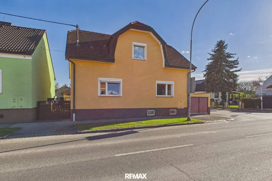 Charmantes Einfamilienhaus mit großzügigem Garten, 2 Garagen und viel Potenzial, Haus-kauf, 279.000,€, 2304 Gänserndorf