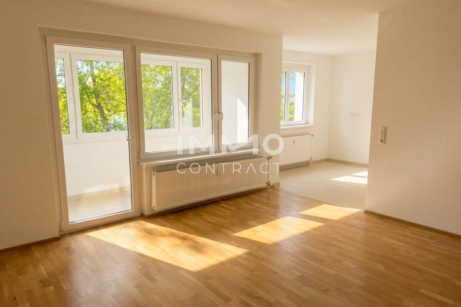 Charmante 3-Zi-Wohnung mit Loggia in Steyr, 76m², Badewanne, Dusche, Fernwärme!, Wohnung-miete, 737,66,€, 4400 Steyr(Stadt)
