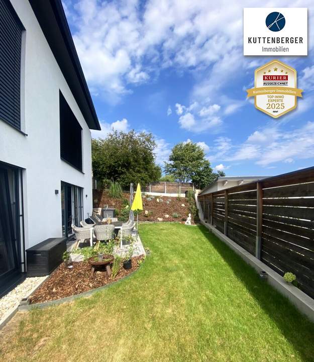 Neubauwohnung in erhöhter, ruhiger Wohnlage von Krems-Egelsee mit Eigengarten und Terrasse
