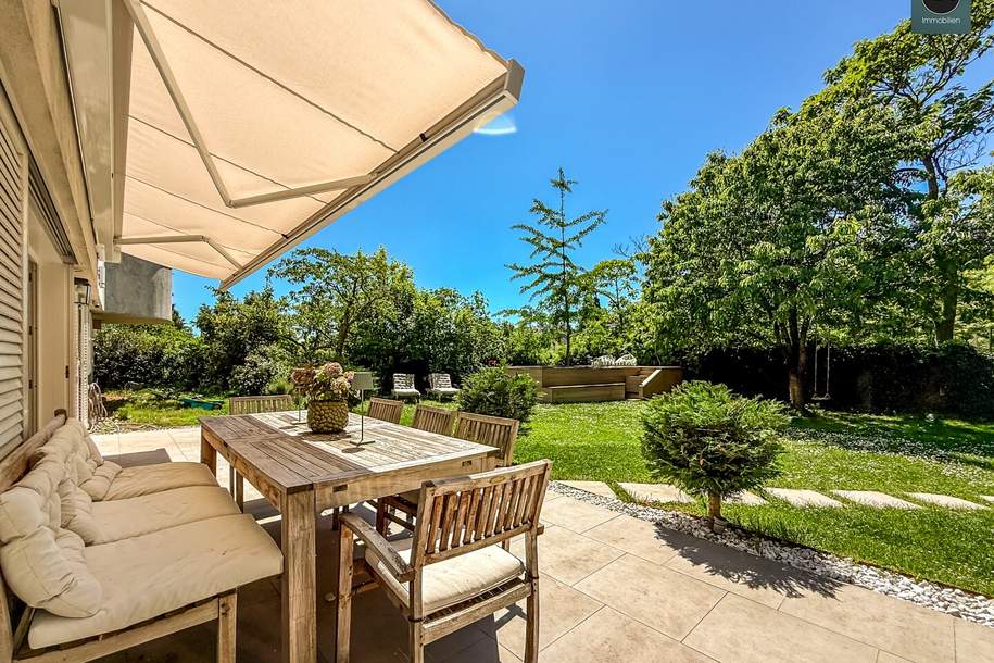 Sievering: Luxuriöse Garten-Oase mit Depot-Gebäude, Pool &amp; Tiefgarage, Wohnung-kauf, 1.749.000,€, 1190 Wien 19., Döbling