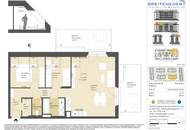 2 Dachterrassen & 2 Monate mietfrei – 3-Zimmer-DG-Wohnung mit Kühlung