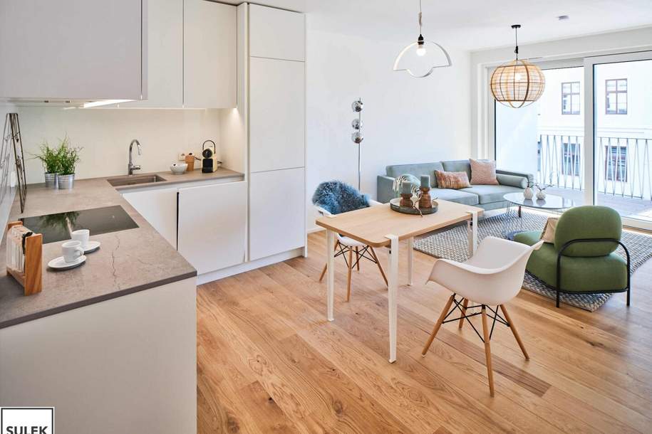 **ab 01.07.** Praktisch geschnittene Single- oder Pärchenwohnung im 1. Stock an der Schönbrunner Straße, Wohnung-miete, 1.493,72,€, 1050 Wien 5., Margareten