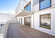 Highlight: gut geschnittene 2 Zimmer Wohnung mit 38m² Terrasse - ERSTBEZUG ab sofort (Projekt Apollogasse18)