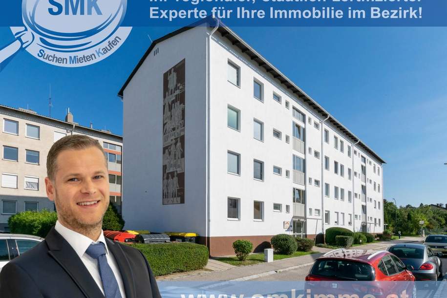 Wohnung mit toller Raumaufteilung in ruhiger Lage!, Wohnung-kauf, 143.000,€, 3512 Krems(Land)