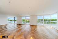 EXKLUSIVE PENTHOUSE-RESIDENZ DIREKT AM WASSER – CA. 363 M² &amp; RUND 485 M² PRIVATE FREIFLÄCHEN | THE SHORE, 1190 WIEN