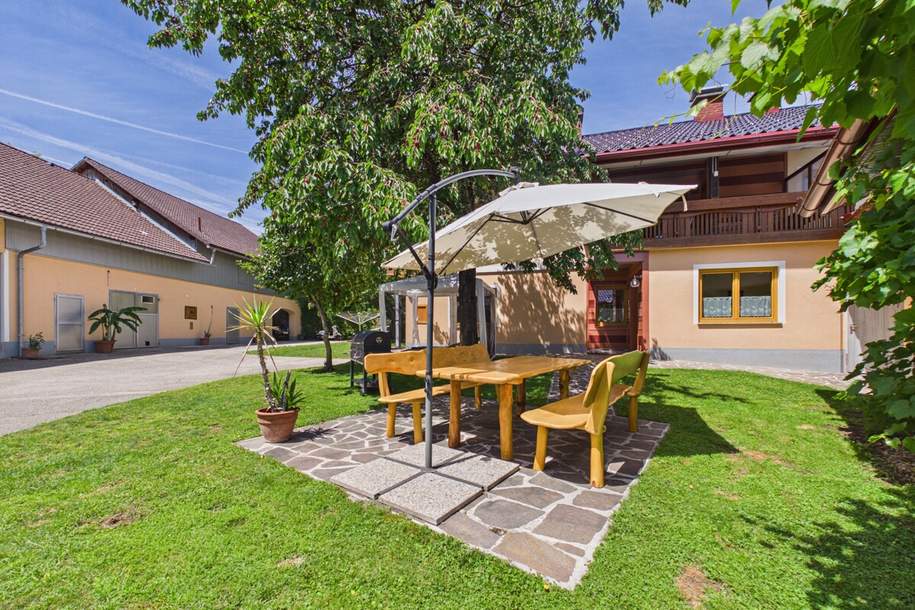 Selbstversorgerhof in Glainach bei Ferlach – saniertes Wohnhaus, Wirtschaftsgebäude & Bauland, Haus-kauf, 890.000,€, 9170 Klagenfurt Land