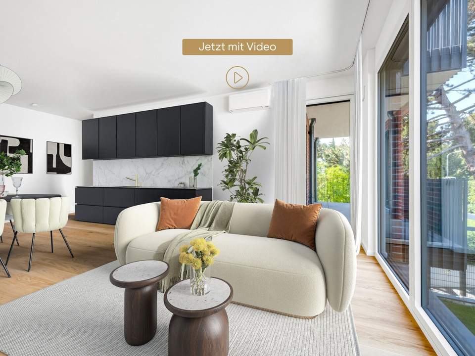 Charmante 2 Zimmer Wohnung mit Blick auf die Weingärten