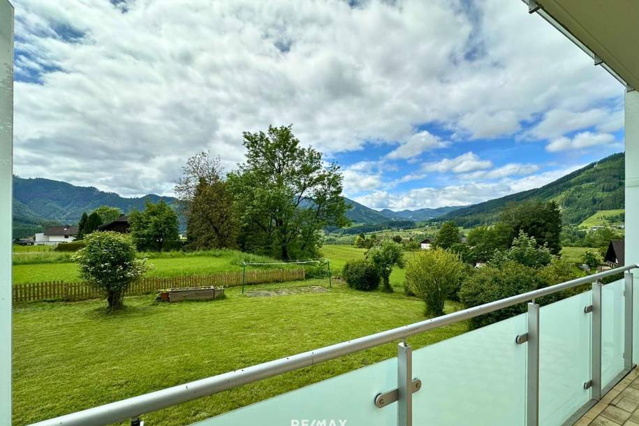 *** Helle Mietwohnung (ca. 51 m²), Balkon und traumhafter Aussicht ins Grüne – Stadtnähe trifft Ruhe ***, Wohnung-miete, 450,00,€, 8623 Bruck-Mürzzuschlag