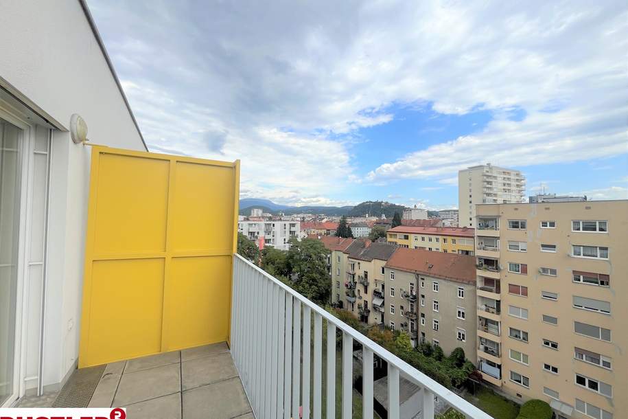 2 Zimmer Wohnung mit wunderschönem AUSBLICK, Wohnung-miete, 728,96,€, 8020 Graz(Stadt)