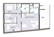 4-Zimmer-Wohnung mit großem Balkon