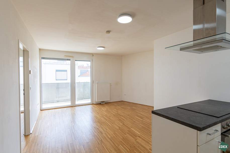 Moderne 2-Zimmer Wohnung mit Loggia nahe S-Bahn Jedlersdorf, Wohnung-miete, 1.049,00,€, 1210 Wien 22., Donaustadt