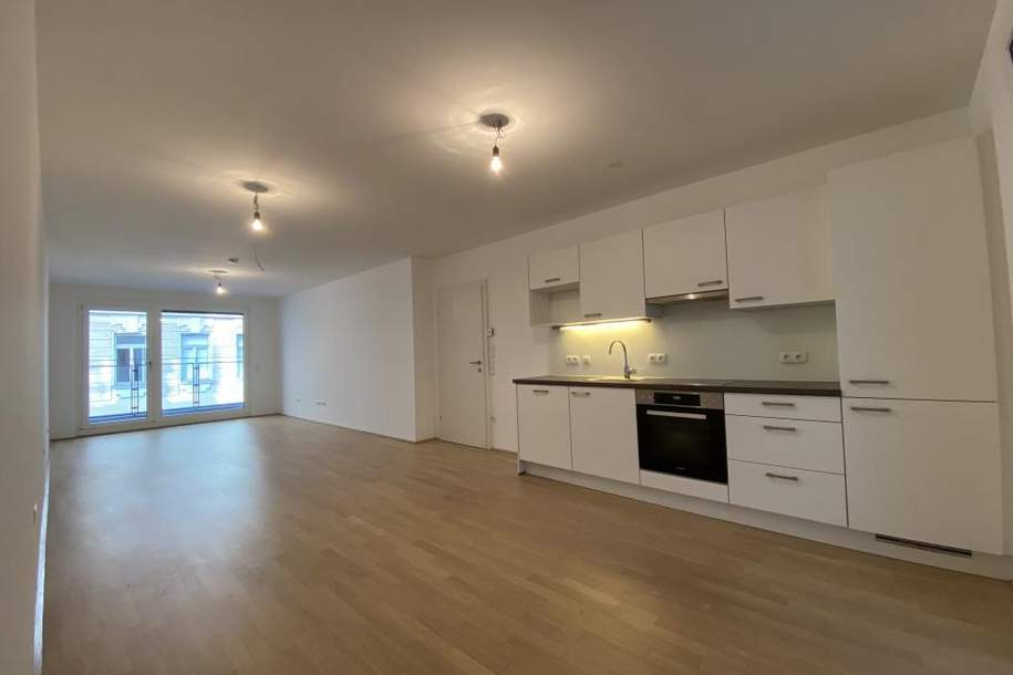 Beim "Haus des Meeres": 3 Zimmer NEUBAU-TRAUM mit 27m² Terrasse und Loggia, Wohnung-miete, 2.395,00,€, 1060 Wien 6., Mariahilf