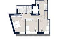 Penthouse-Maisonette mit 35 m² Terrasse auf Wohnebene &amp; Fernblick – Wohnen über den Dächern der Stadt